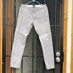 J. Crew gray stretch pants 30 inseam good condition no stain
